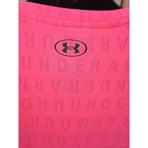 Under Armour Womens Loose Fit Pink T-Shirt - Picture 7 of 8